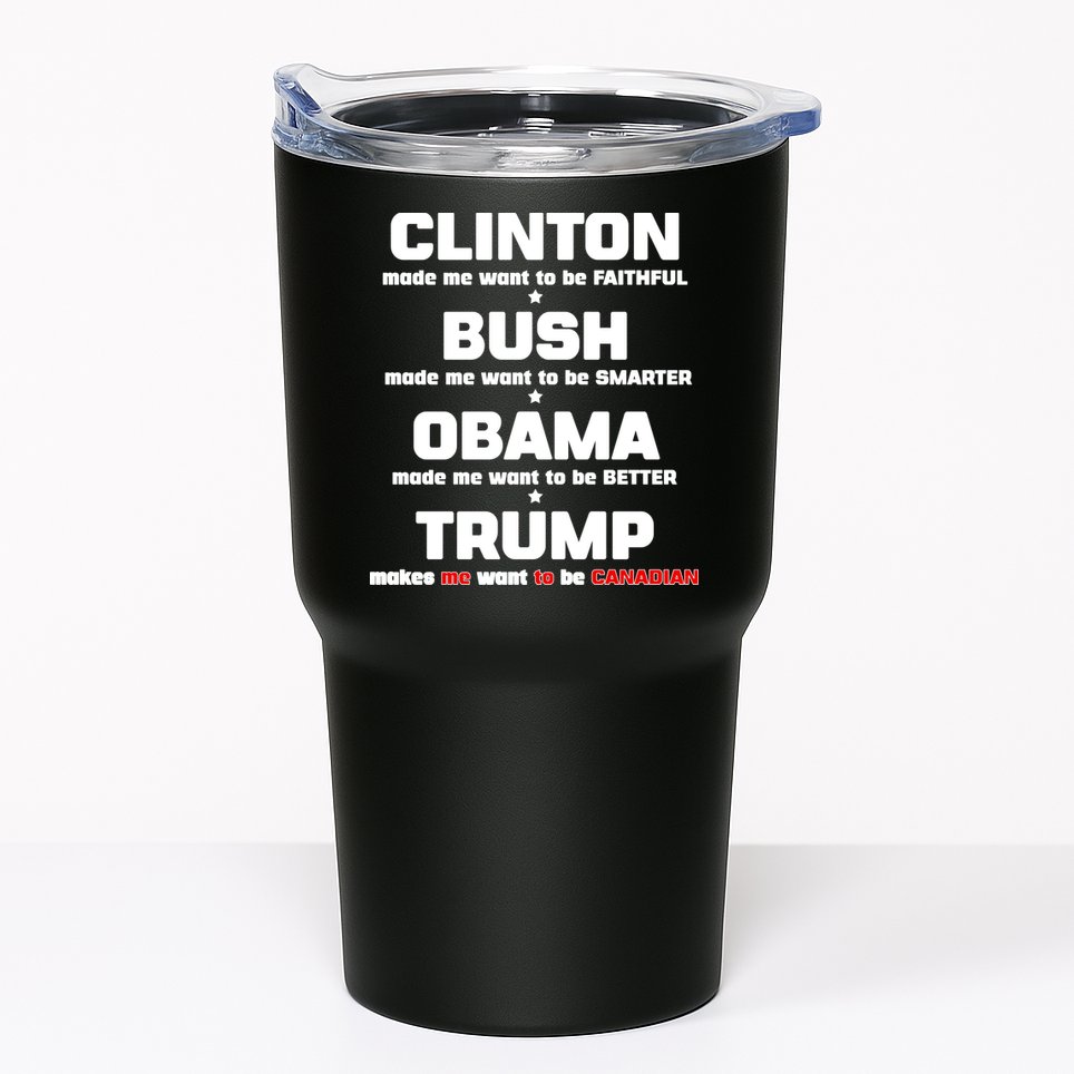 Anti Trump Makes Me Want To Be Canadian Tumbler