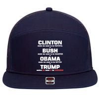 Anti Trump Makes Me Want To Be Canadian 7 Panel Mesh Trucker Snapback Hat