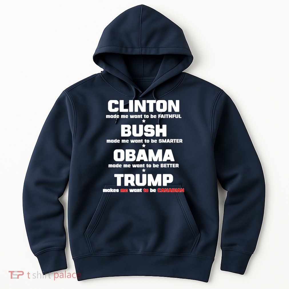 Anti Trump Makes Me Want To Be Canadian Hoodie