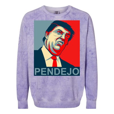 Anti Trump Pendejo Never Trump Not My President Colorblast Crewneck Sweatshirt