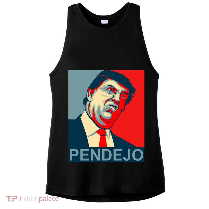 Anti Trump Pendejo Never Trump Not My President Ladies PosiCharge Tri-Blend Wicking Tank