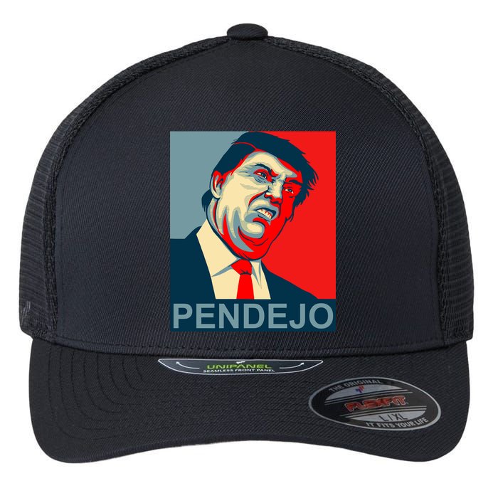 Anti Trump Pendejo Never Trump Not My President Flexfit Unipanel Trucker Cap