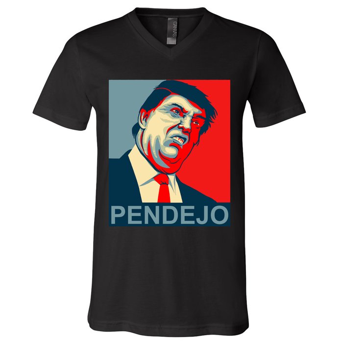 Anti Trump Pendejo Never Trump Not My President V-Neck T-Shirt