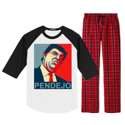 Anti Trump Pendejo Never Trump Not My President Raglan Sleeve Pajama Set