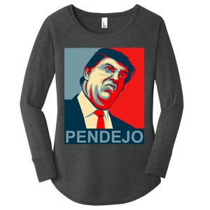 Anti Trump Pendejo Never Trump Not My President Women's Perfect Tri Tunic Long Sleeve Shirt