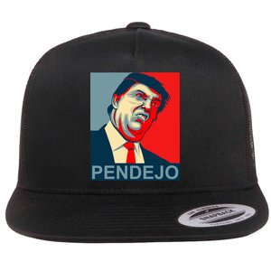 Anti Trump Pendejo Never Trump Not My President Flat Bill Trucker Hat