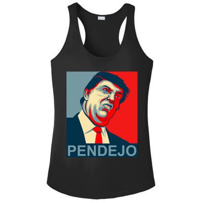 Anti Trump Pendejo Never Trump Not My President Ladies PosiCharge Competitor Racerback Tank