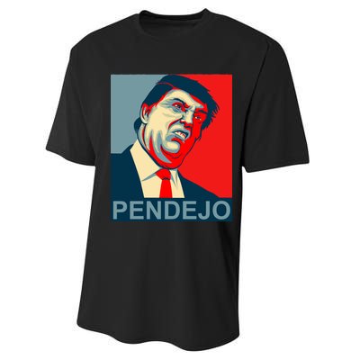 Anti Trump Pendejo Never Trump Not My President Performance Sprint T-Shirt