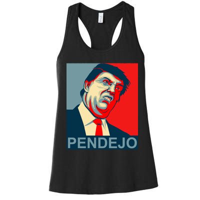 Anti Trump Pendejo Never Trump Not My President Women's Racerback Tank