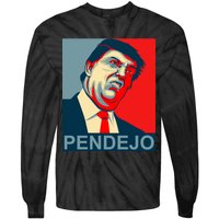 Anti Trump Pendejo Never Trump Not My President Tie-Dye Long Sleeve Shirt