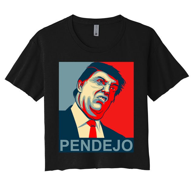 Anti Trump Pendejo Never Trump Not My President Crop Top