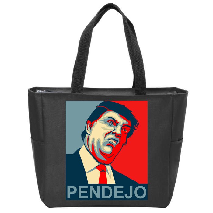 Anti Trump Pendejo Never Trump Not My President Zip Tote Bag