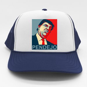 Anti Trump Pendejo Never Trump Not My President Trucker Hat