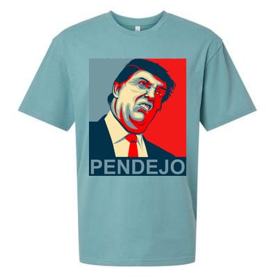 Anti Trump Pendejo Never Trump Not My President Sueded Cloud Jersey T-Shirt