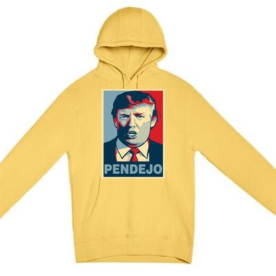 Anti Trump Pendejo Poster Not My President Premium Pullover Hoodie