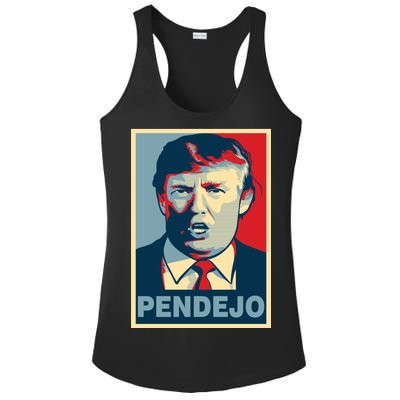 Anti Trump Pendejo Poster Not My President Ladies PosiCharge Competitor Racerback Tank