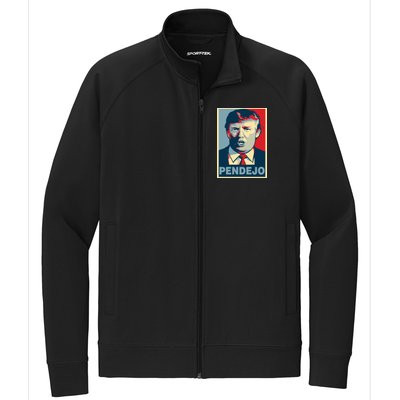 Anti Trump Pendejo Poster Not My President Stretch Full-Zip Cadet Jacket