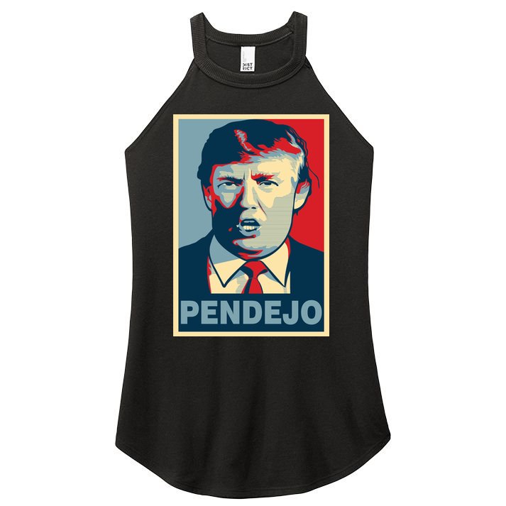 Anti Trump Pendejo Poster Not My President Women's Perfect Tri Rocker Tank
