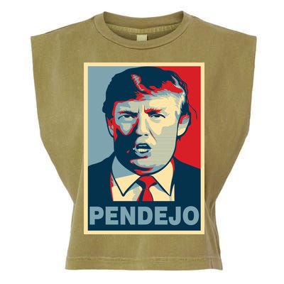 Anti Trump Pendejo Poster Not My President Garment-Dyed Women's Muscle Tee