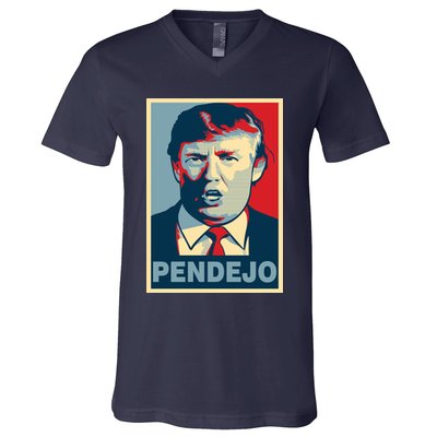 Anti Trump Pendejo Poster Not My President V-Neck T-Shirt
