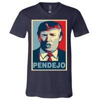 Anti Trump Pendejo Poster Not My President V-Neck T-Shirt