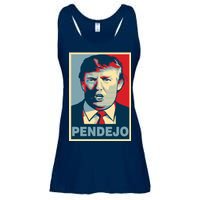 Anti Trump Pendejo Poster Not My President Ladies Essential Flowy Tank