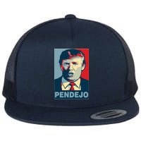 Anti Trump Pendejo Poster Not My President Flat Bill Trucker Hat