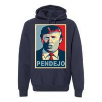 Anti Trump Pendejo Poster Not My President Premium Hoodie