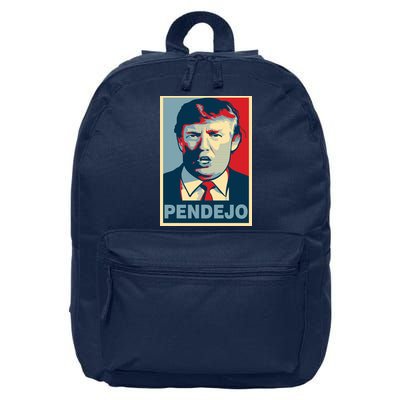 Anti Trump Pendejo Poster Not My President 16 in Basic Backpack