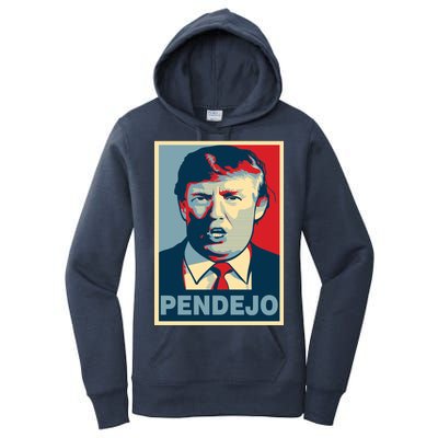 Anti Trump Pendejo Poster Not My President Women's Pullover Hoodie