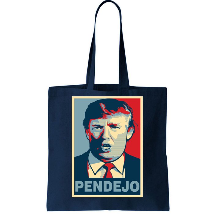 Anti Trump Pendejo Poster Not My President Tote Bag