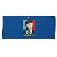 Anti Trump Pendejo Poster Not My President Large Microfiber Waffle Golf Towel