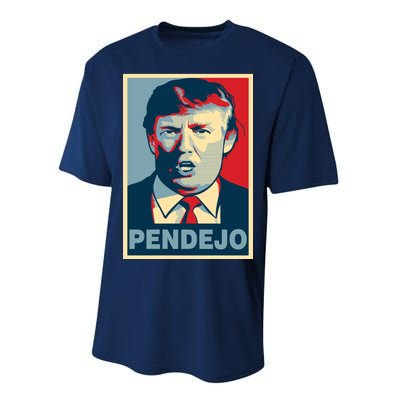 Anti Trump Pendejo Poster Not My President Performance Sprint T-Shirt