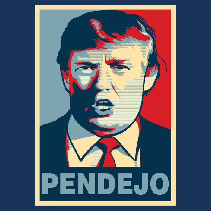 Anti Trump Pendejo Poster Not My President Premium T-Shirt