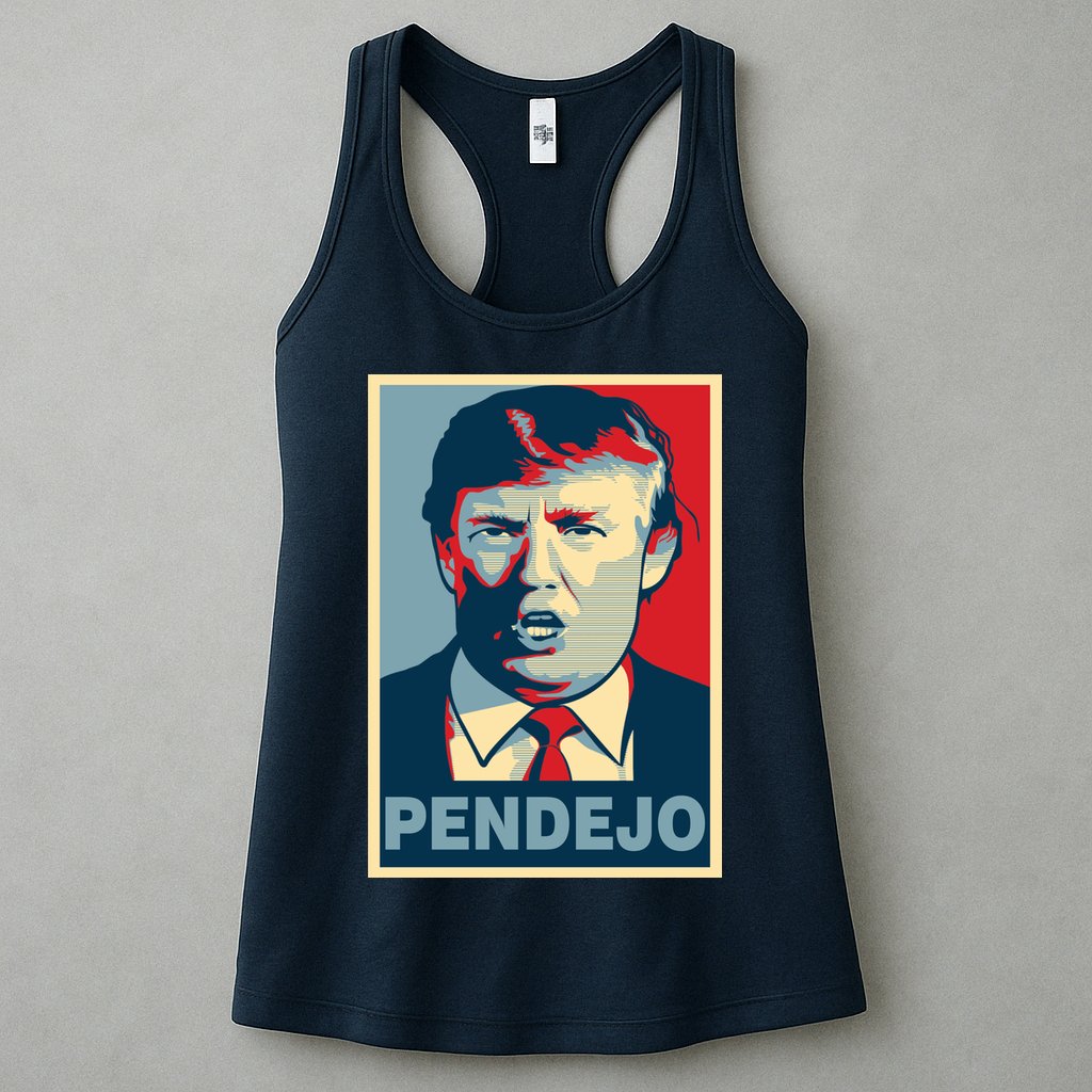 Anti Trump Pendejo Poster Not My President Womens Tank Top