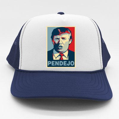 Anti Trump Pendejo Poster Not My President Trucker Hat