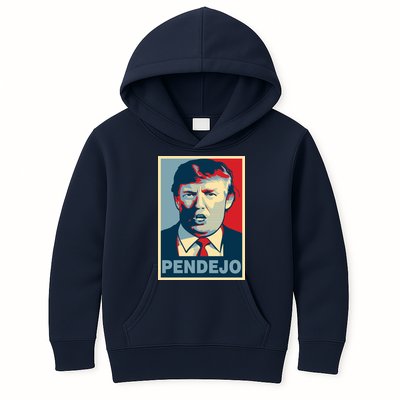 Anti Trump Pendejo Poster Not My President Kids Hoodie