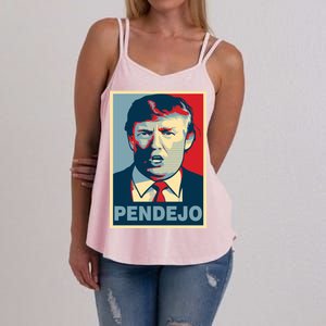 Anti Trump Pendejo Poster Not My President Women's Strappy Tank