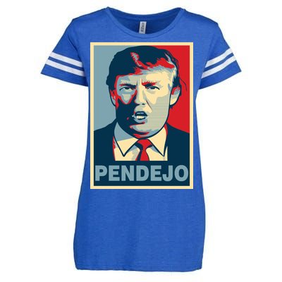 Anti Trump Pendejo Poster Not My President Enza Ladies Jersey Football T-Shirt