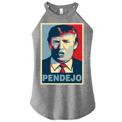 Anti Trump Pendejo Poster Not My President Women's Perfect Tri Rocker Tank