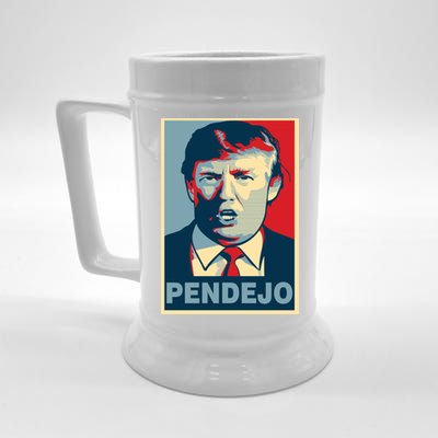 Anti Trump Pendejo Poster Not My President Beer Stein