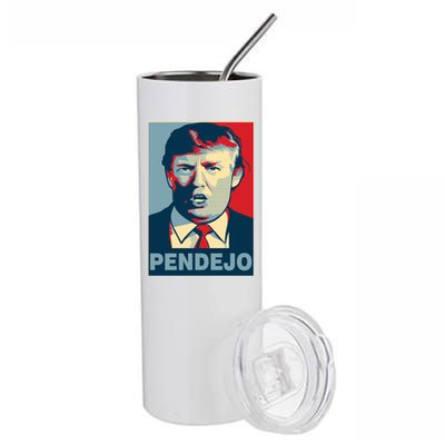 Anti Trump Pendejo Poster Not My President Stainless Steel Tumbler