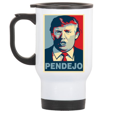 Anti Trump Pendejo Poster Not My President Stainless Steel Travel Mug