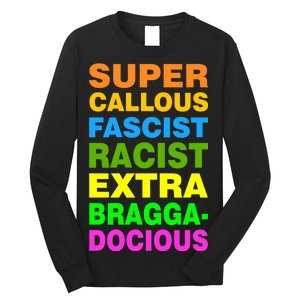 Anti Trump Racist Yes Love Equality No Homophobia Long Sleeve Shirt