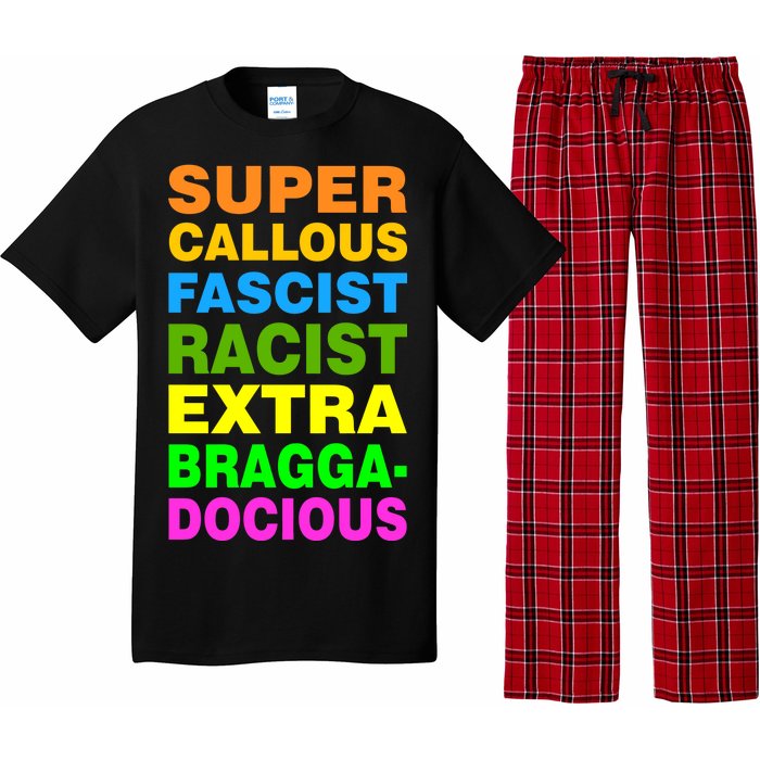 Anti Trump Racist Yes Love Equality No Homophobia Pajama Set