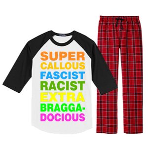 Anti Trump Racist Yes Love Equality No Homophobia Raglan Sleeve Pajama Set