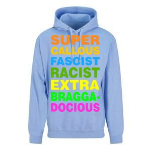 Anti Trump Racist Yes Love Equality No Homophobia Unisex Surf Hoodie