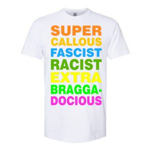 Anti Trump Racist Yes Love Equality No Homophobia Softstyle CVC T-Shirt