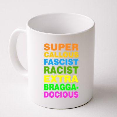 Anti Trump Racist Yes Love Equality No Homophobia Coffee Mug