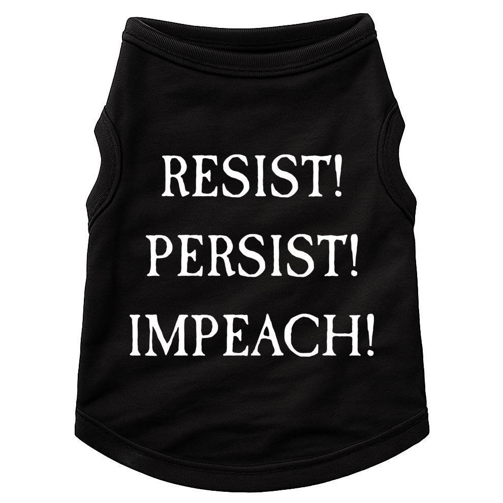 Anti Trump Resist Persist Impeach Impeachment Doggie Tank